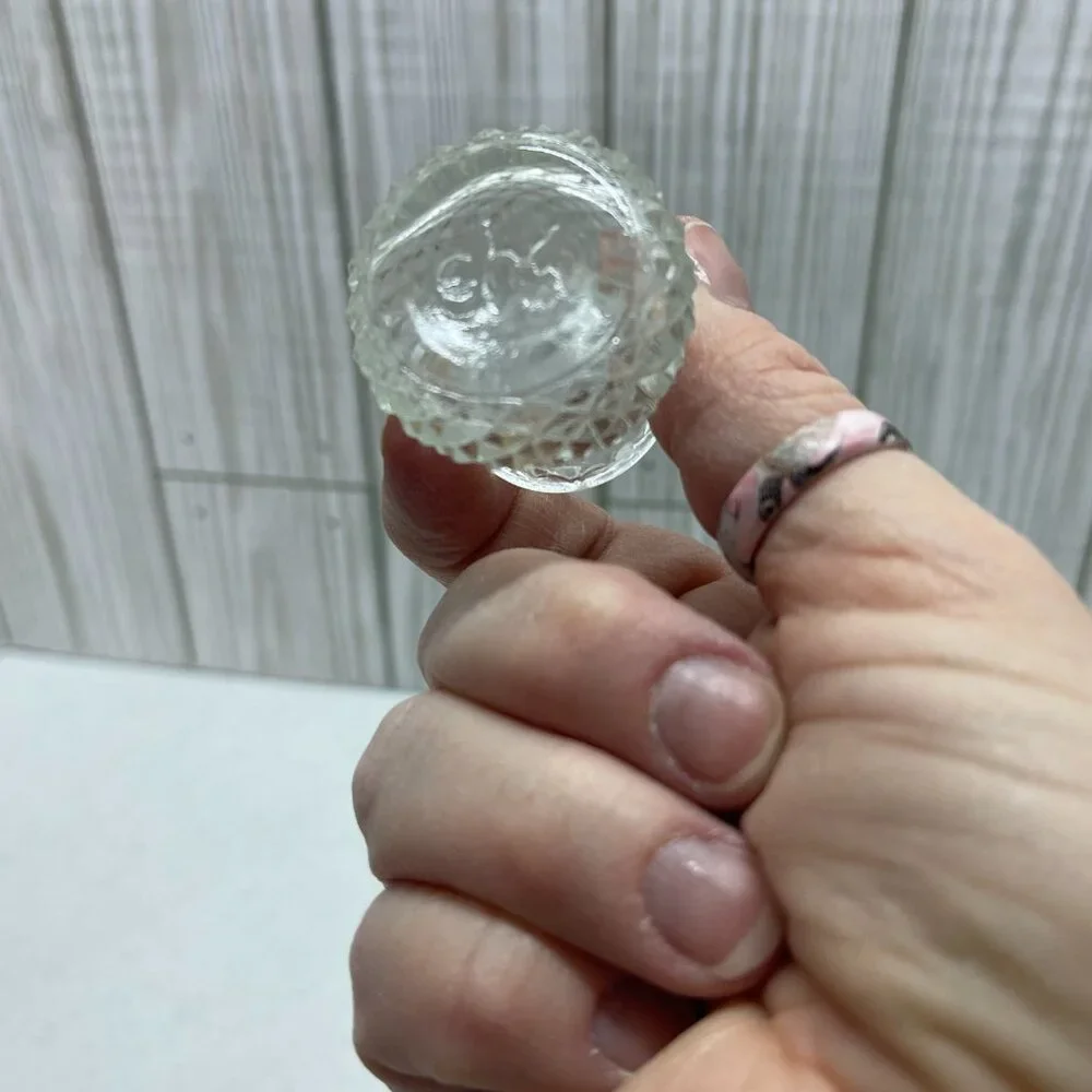 Vintage Small Size CHG Glass Salt & Pepper Shakers